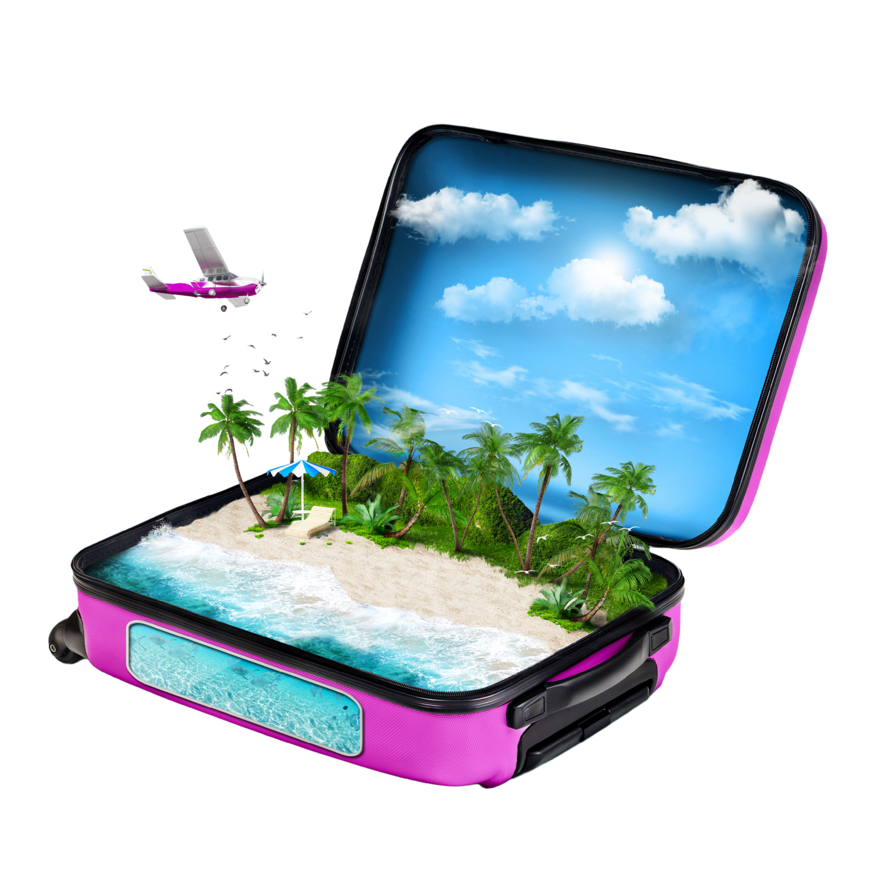 Tripora suitcase island